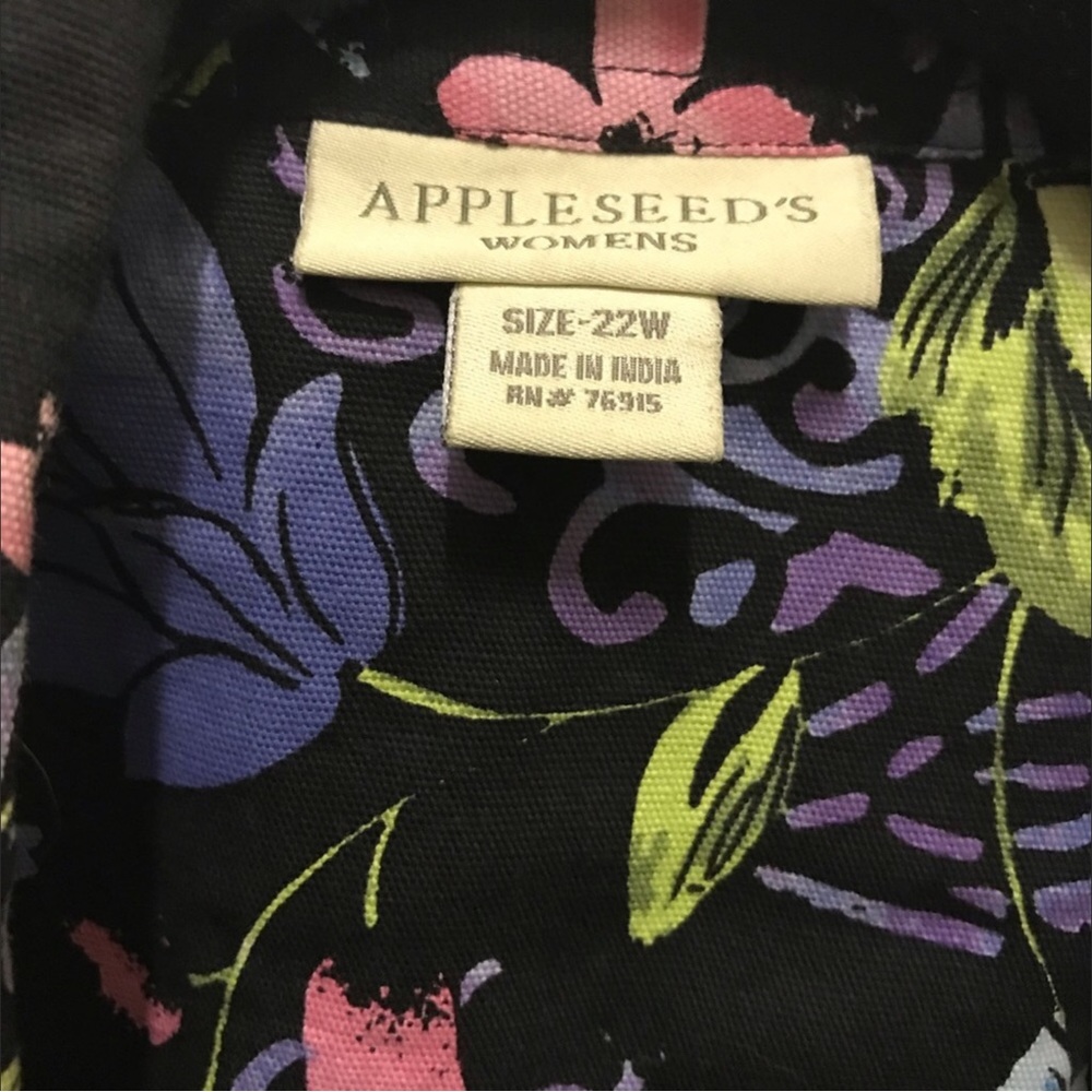 Appleseed’s Plus Size/Tall Fashion Floral Colorful Zi… Gem